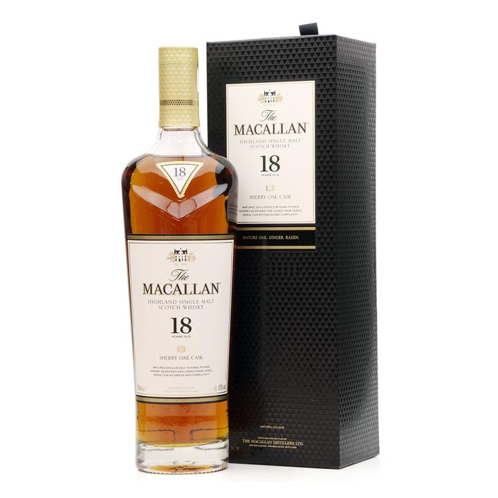 The Macallan Sherry Oak Cask 18 Years Old Single Malt Scotch Whisky 700ml (2022 Release) Booze Buddie The Macallan Sherry Oak Cask 18 Years Old Single Malt Scotch Whisky 700ml (2022 Release)