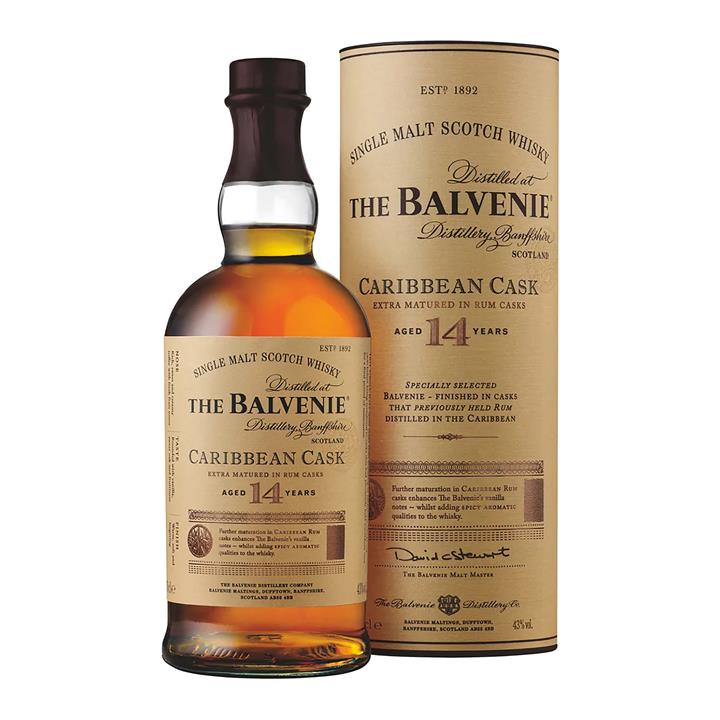 Balvenie Caribbean Cask 14 Year Old Single Malt Scotch Whisky 700ml Booze Buddie Balvenie Caribbean Cask 14 Year Old Single Malt Scotch Whisky 700ml