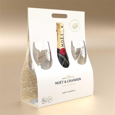 Moet & Chandon Imperial Brut NV + 2 Glasses Set Booze Buddie Moet & Chandon Imperial Brut NV + 2 Glasses Set
