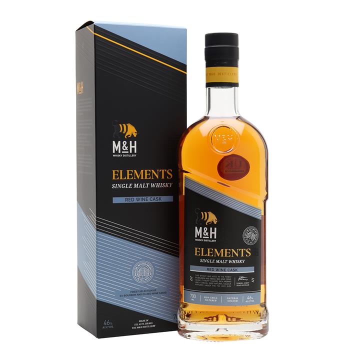 The Milk & Honey Distillery Elements Red Wine Cask Single Malt Israeli Whisky 700ml Booze Buddie The Milk & Honey Distillery Elements Red Wine Cask Single Malt Israeli Whisky 700ml