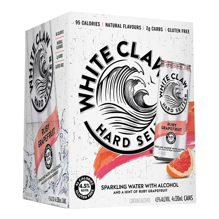 White Claw Hard Seltzer Ruby Grapefruit (Case)