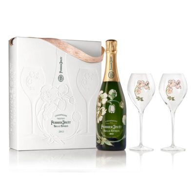 Perrier-Jouet Belle Epoque Champagne 2012 + 2 Glasses Set Booze Buddie Perrier-Jouet Belle Epoque Champagne 2012 + 2 Glasses Set
