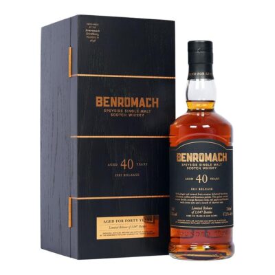 Benromach Heritage 40 Year Old Single Malt Scotch Whisky 700ml (2021 Release)