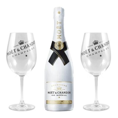 Moet & Chandon Ice Imperial + 2 Glasses Set Booze Buddie Moet & Chandon Ice Imperial + 2 Glasses Set