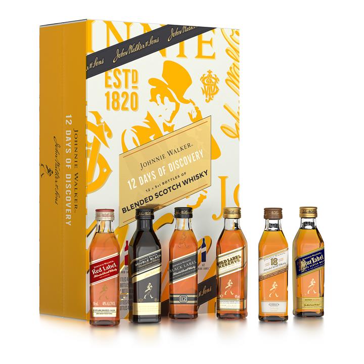 Johnnie Walker 12 Days of Discovery Whisky Advent Calendar Booze Buddie Johnnie Walker 12 Days of Discovery Whisky Advent Calendar