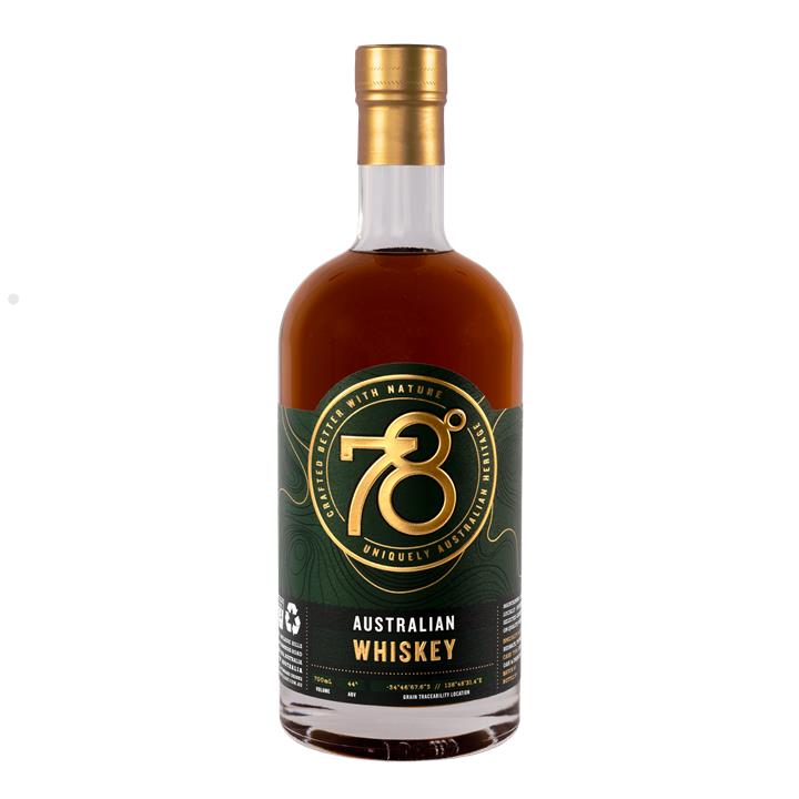 Adelaide Hills Distillery 78 Degrees Australian Whiskey 700ml