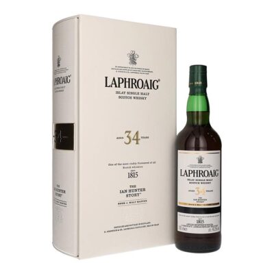 Laphroaig 34 Year Old The Ian Hunter Story Book #4 Single Malt Scotch Whisky 700ml
