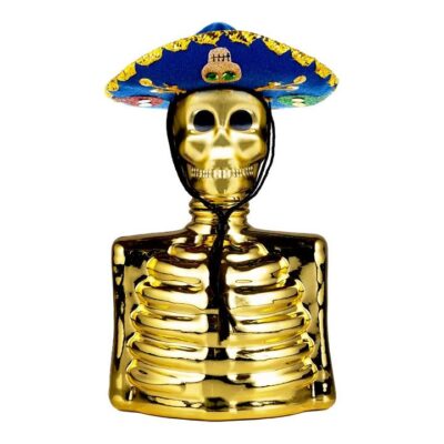 Los Azulejos Skelly Anejo Tequila Gold Edition 750ml