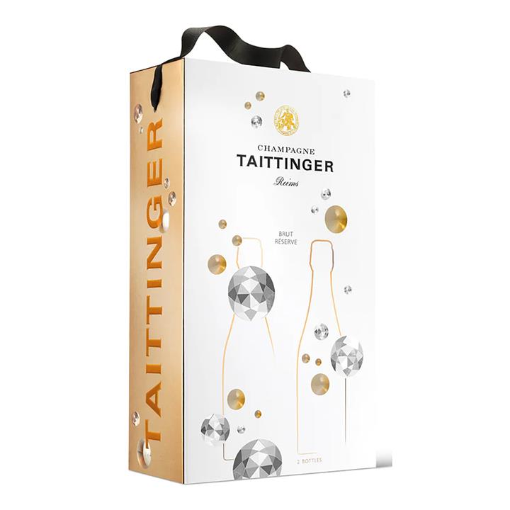 Taittinger Brut Reserve Champagne NV Twin Pack