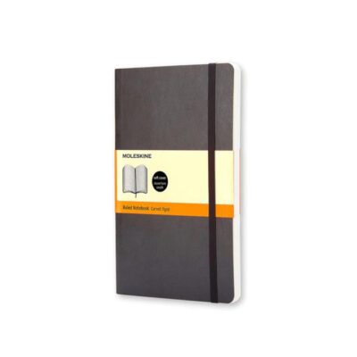 Moleskine Classic Soft Cover Ruled Notebook, Large