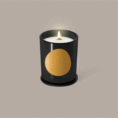 Black Blaze Wooden Wick Candle, Neroli Bigarade