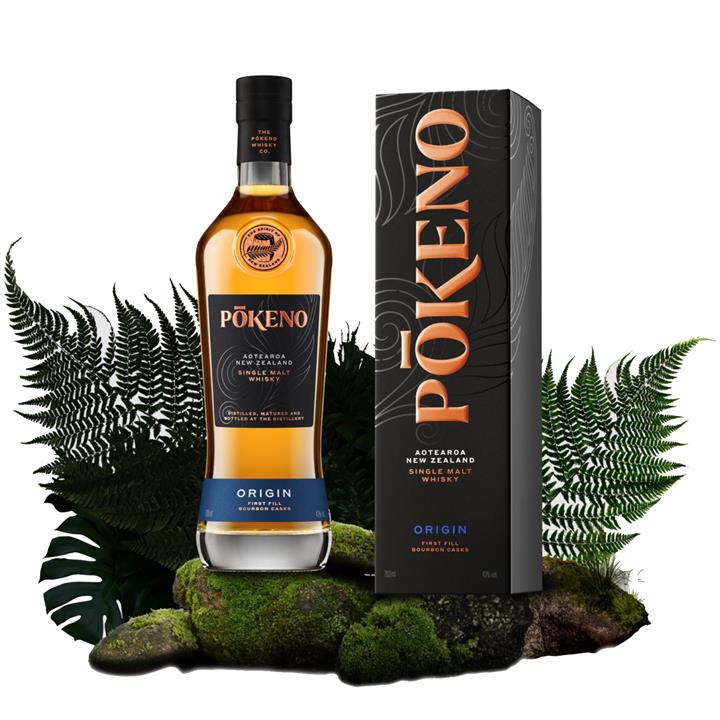 Pōkeno Origin New Zealand Single Malt Whisky 700ml