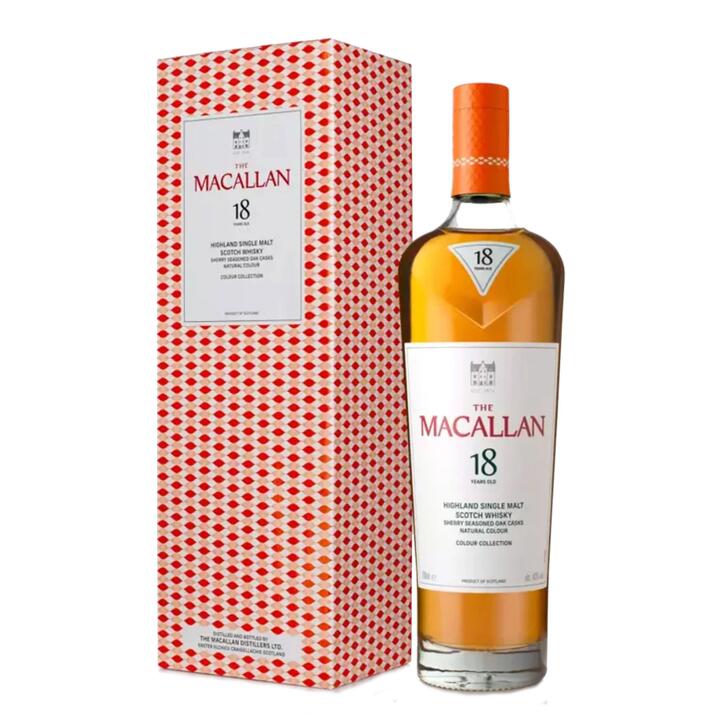 The Macallan Colour Collection 18 Year Old Single Malt Scotch Whisky 700ml Booze Buddie The Macallan Colour Collection 18 Year Old Single Malt Scotch Whisky 700ml
