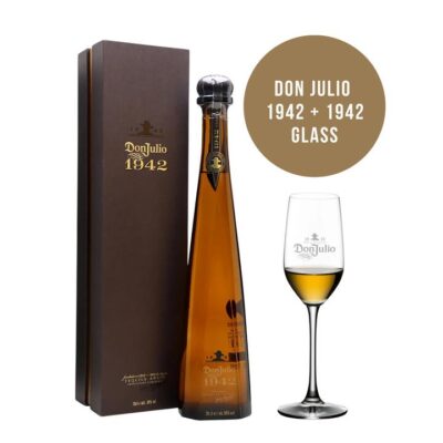 Don Julio 1942 Añejo Tequila 750ml + 1942 Glass Booze Buddie Don Julio 1942 Añejo Tequila 750ml + 1942 Glass
