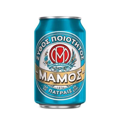 Mamos Pilsner Beer 330ml Can (Case)