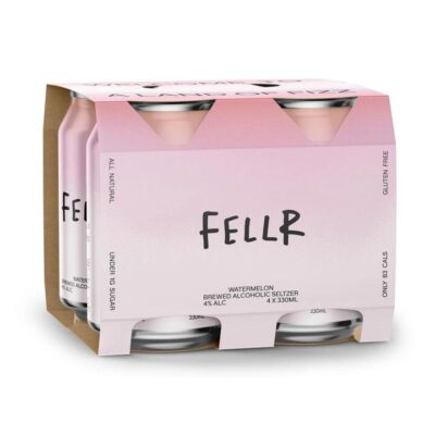 Fellr Watermelon Seltzer (4 Pack) Booze Buddie Fellr Watermelon Seltzer (4 Pack)