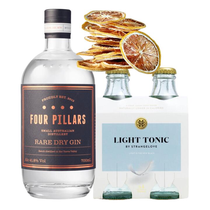 Four Pillars Rare Dry Gin & Tonic Citrus Twist Pack Booze Buddie Four Pillars Rare Dry Gin & Tonic Citrus Twist Pack