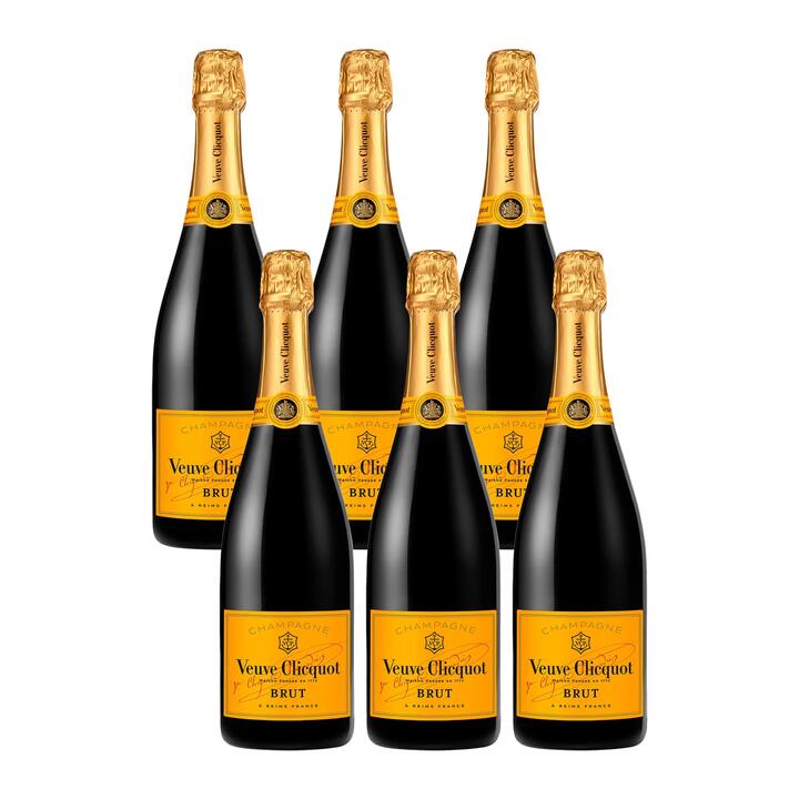 Veuve Clicquot Brut Yellow Label NV (6 Bottle) Booze Buddie Veuve Clicquot Brut Yellow Label NV (6 Bottle)