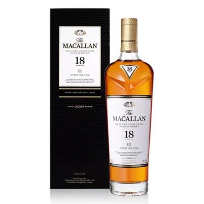 The Macallan Sherry Oak Cask 18 Years Old Single Malt Scotch Whisky 700ml (2024 Release) Booze Buddie The Macallan Sherry Oak Cask 18 Years Old Single Malt Scotch Whisky 700ml (2024 Release)