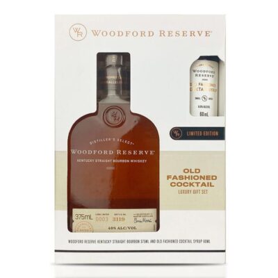 Free Woodford Reserve Kentucky Straight Bourbon Whiskey 375ml + Old Fashioned Cocktail Syrup 60ml Booze Buddie Free Woodford Reserve Kentucky Straight Bourbon Whiskey 375ml + Old Fashioned Cocktail Syrup 60ml