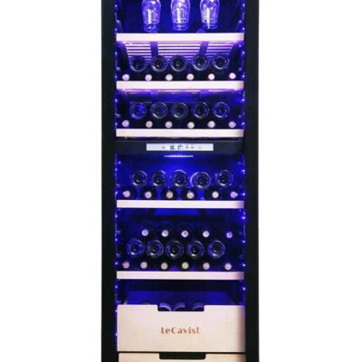 LECAVIST 226 Bottle Wine Cabinet Dual Zone LCS230VN2Z1D Booze Buddie LECAVIST 226 Bottle Wine Cabinet Dual Zone LCS230VN2Z1D