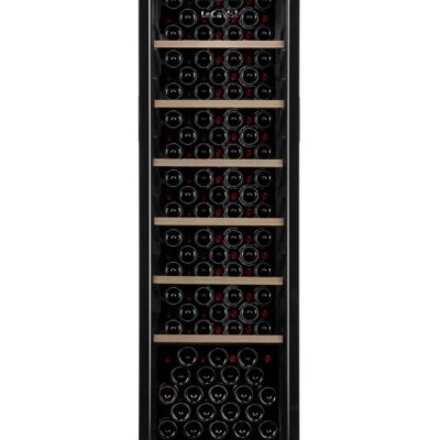 LECAVIST 168 Bottle Wine Cabinet Single Zone Black LKS168VN Booze Buddie LECAVIST 168 Bottle Wine Cabinet Single Zone Black LKS168VN