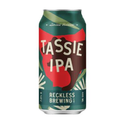 Reckless Tassie IPA 440ml Can Booze Buddie Reckless Tassie IPA 440ml Can