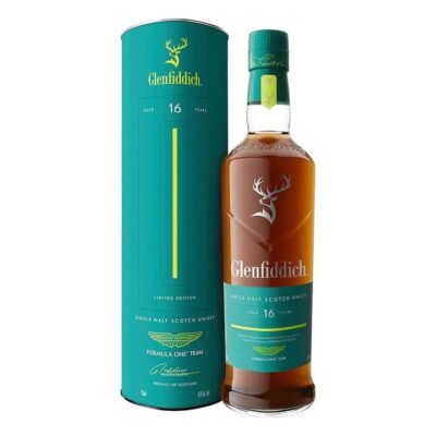 Glenfiddich 16 Year Old Aston Martin F1 Limited Edition Single Malt Scotch Whisky 700ml