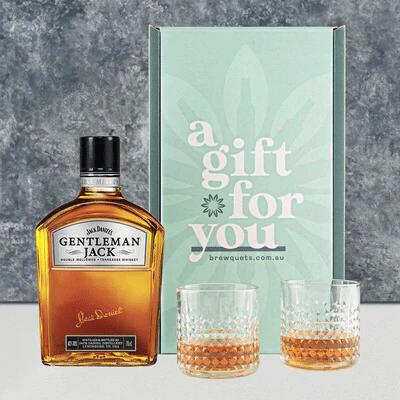 Gentleman Jack Whiskey Gift Set Booze Buddie Gentleman Jack Whiskey Gift Set