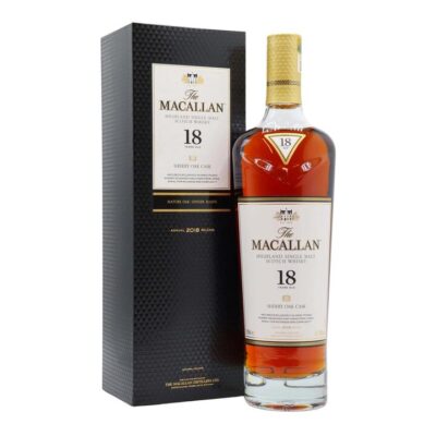 The Macallan Sherry Oak Cask 18 Years Old Single Malt Scotch Whisky 700ml (2018 Release) Booze Buddie The Macallan Sherry Oak Cask 18 Years Old Single Malt Scotch Whisky 700ml (2018 Release)