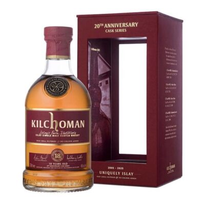 Kilchoman 20th Anniversary 18 Year Old Bourbon Cask Single Malt Scotch Whisky 700ml Booze Buddie Kilchoman 20th Anniversary 18 Year Old Bourbon Cask Single Malt Scotch Whisky 700ml