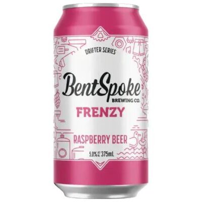 Bentspoke Frenzy Raspberry Beer 375ml Can
