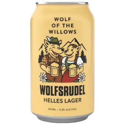 Wolf Of The Willows Wolfsrudel Munich Helles Lager 355ml Can